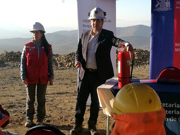 Equipo de Seguridad capacita a mineros de la región en Uso y Manejo de extintores