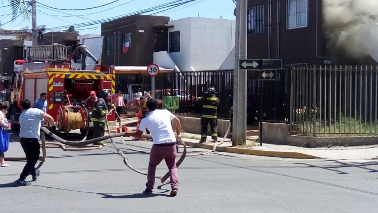 Tres incendios se registraron al mediodía en Ovalle