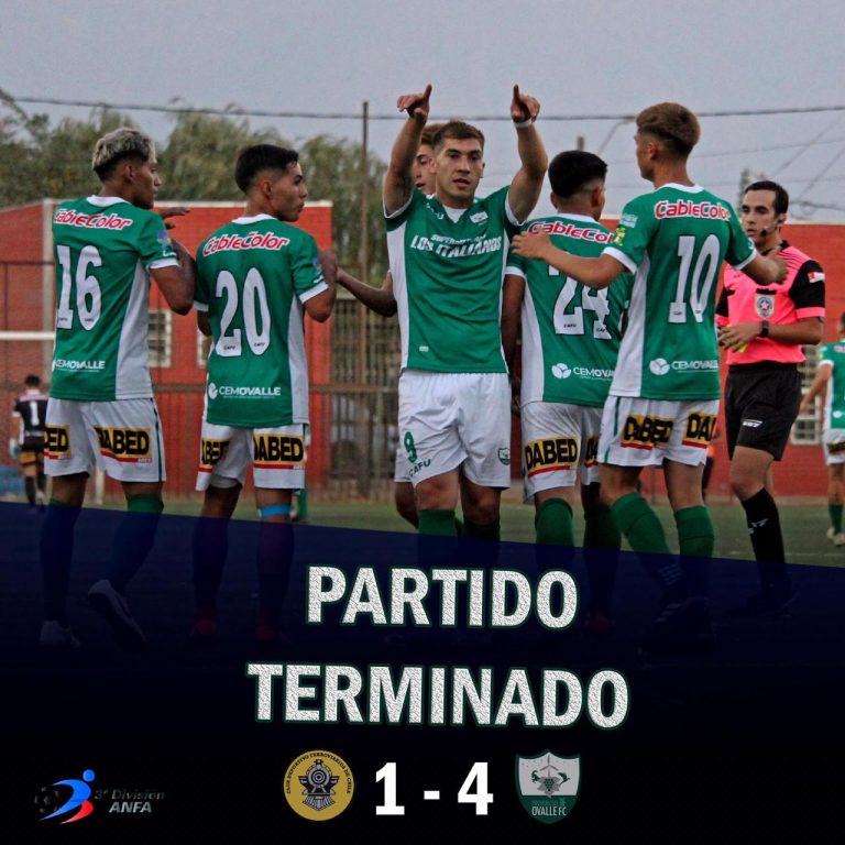 Provincial Ovalle le ganó 4 a 1 a Ferroviarios en la capital