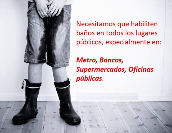 Piden baños en todos los lugares públicos