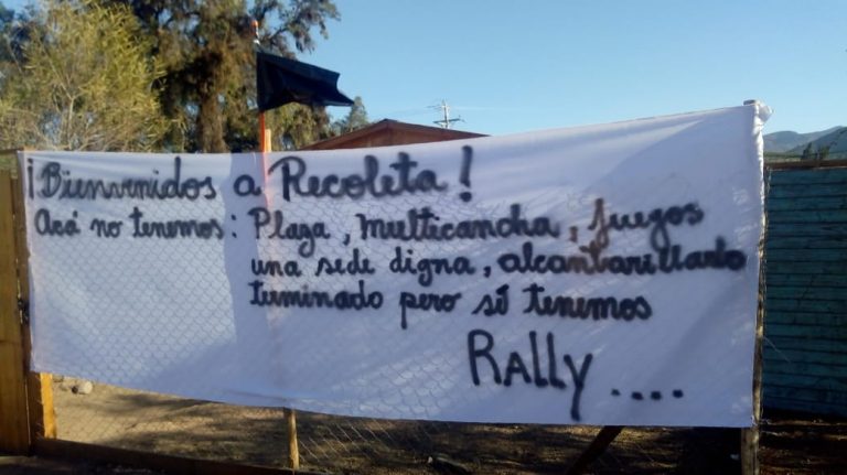 Vecinos de Recoleta se encuentran en una situación de abandono