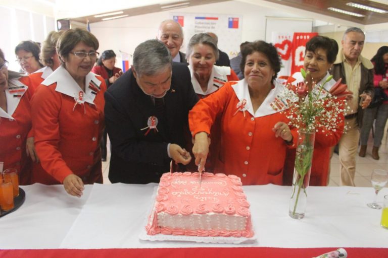 Damas de Rojo celebran un nuevo aniversario en la Gobernación del Limarí