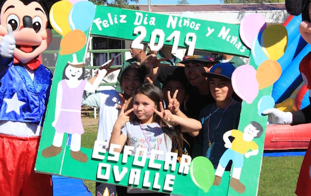 Peques celebraron el Día del Niño en la Escuela de Formación de Carabineros