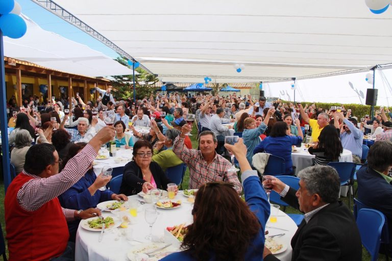 Monte Patria celebra a sus dirigentes sociales