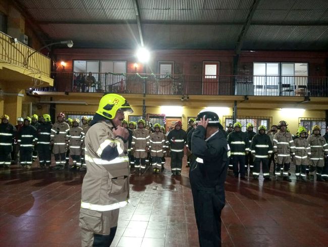 Anoche se efectuó ceremonia de transmisión del mando de nueva directiva del Cuerpo de Bomberos de Ovalle