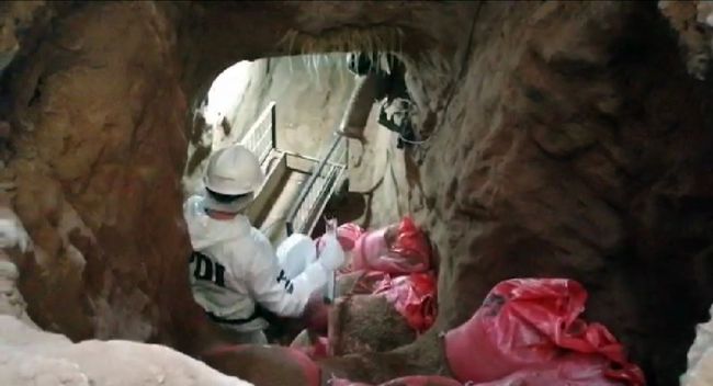 Descubren sofisticado túnel que conducía a empresa de transporte de valores