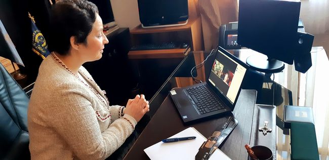Intendenta Lucía Pinto retoma sus funciones tras recuperarse del coronavirus