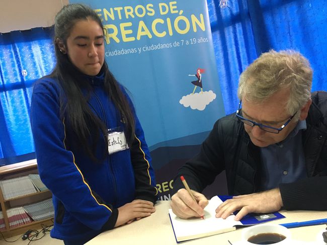 Jóvenes de Monte Patria aprenden de astronomía junto a Premio Nacional de Ciencias Exactas
