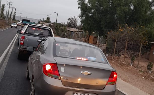 Taco de proporciones y poco personal en control policial hacia Limarí