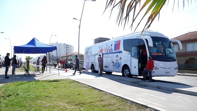 Más de 400 muestras ha realizado el Bus de Antígenos a nivel regional