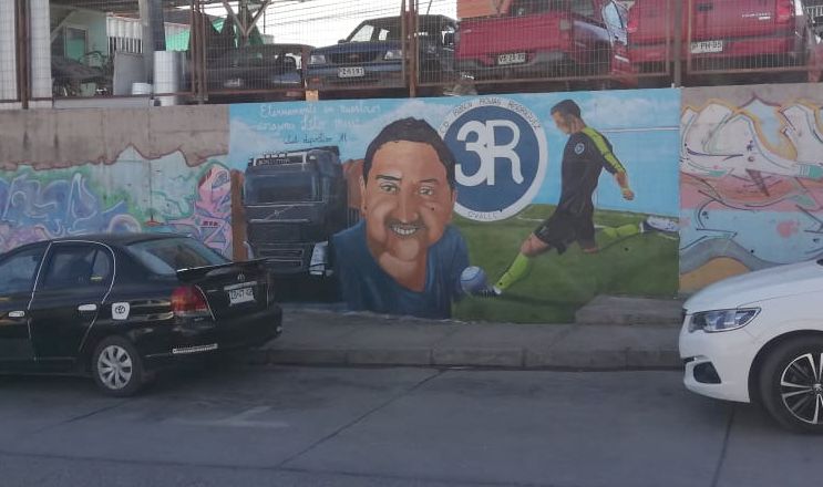 Mural en la población Fray Jorge rinde tributo a desaparecido transportista