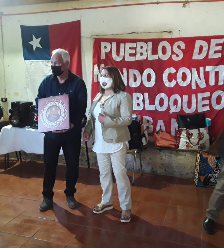 Comité de Solidaridad por Cuba “José Martí” de Ovalle recibe ilustre visita y realiza conversatorio