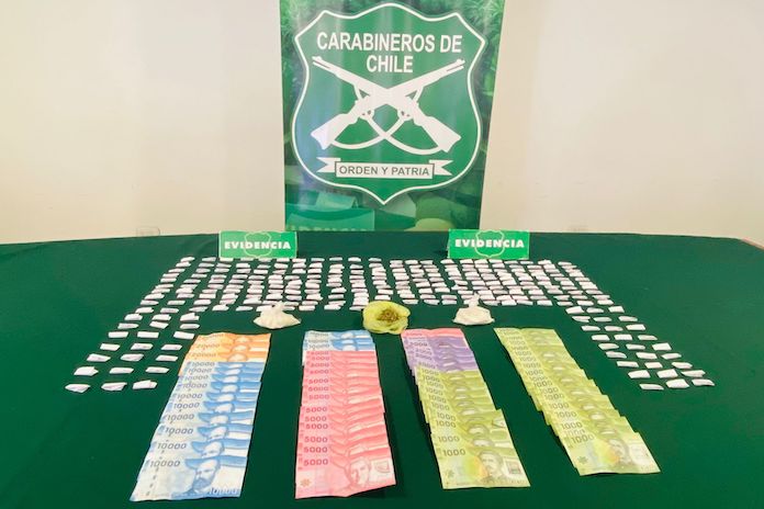 Tres adultos detenidos por microtráfico de drogas en Chañaral Alto