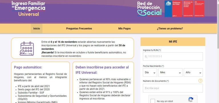 Anunciaron las fechas de inscripción y pago para la última entrega del IFE Universal