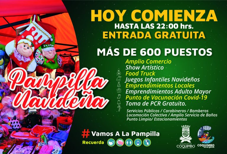 Pampilla Navideña espera al público con más de 600 puestos de venta en Coquimbo
