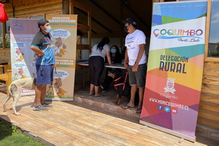 Desparasitación gratuita para las mascotas de la localidad rural Las Alcaparras