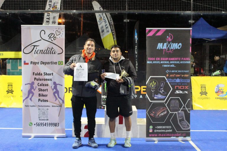 El Pádel es el deporte en auge y fue protagonista de un gran torneo en Coquimbo