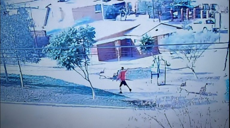 Apedrean cámaras de seguridad en Monte Patria
