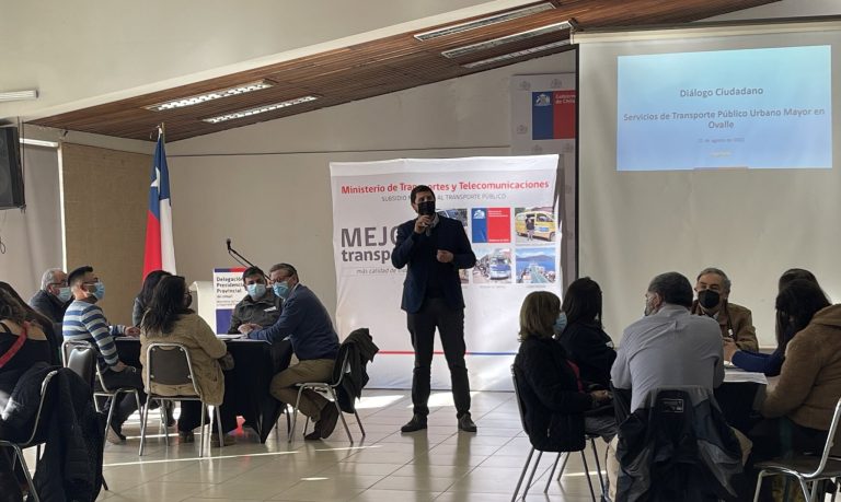Ministerio de Transportes anuncia nuevo sistema de transporte público para Ovalle con buses de alto estándar