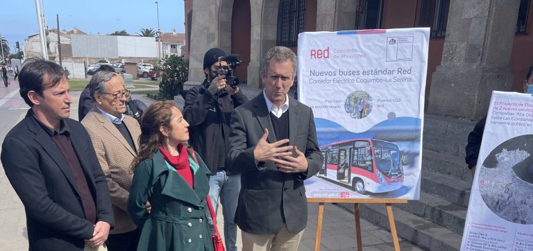 Anuncian concurso para implementar buses eléctricos en La Serena Coquimbo