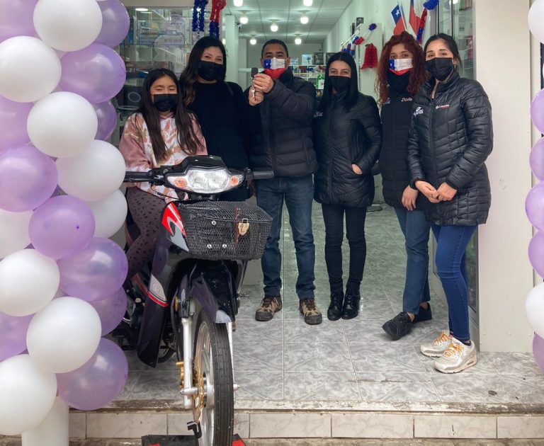 A El Palqui se fue la moto de Distribuidora Capilar «Kpelli»