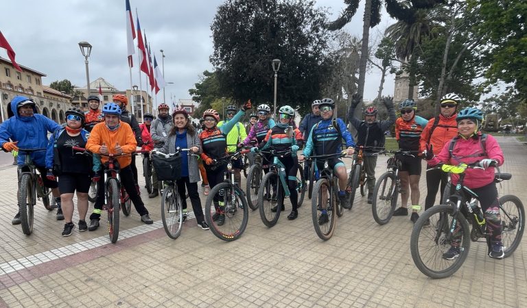 Con recorrido en bicicleta entre La Serena y Coquimbo,  conmemoran el Día Nacional sin Auto en la región