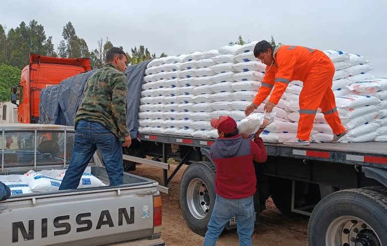 Entrega de fertilizantes beneficiará a más de 1.440 pequeños productores agrícolas no INDAP de la región