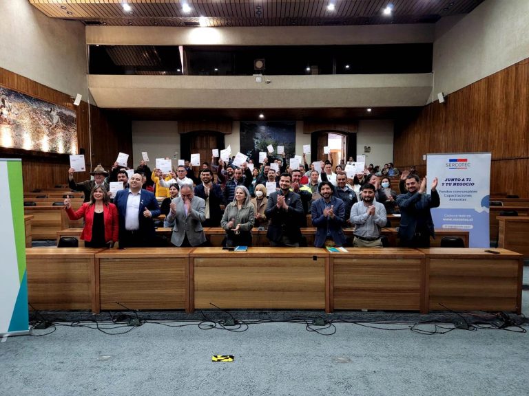 Entregan apoyo económico a más de 100 Pymes afectadas por el estallido social y la pandemia en la región
