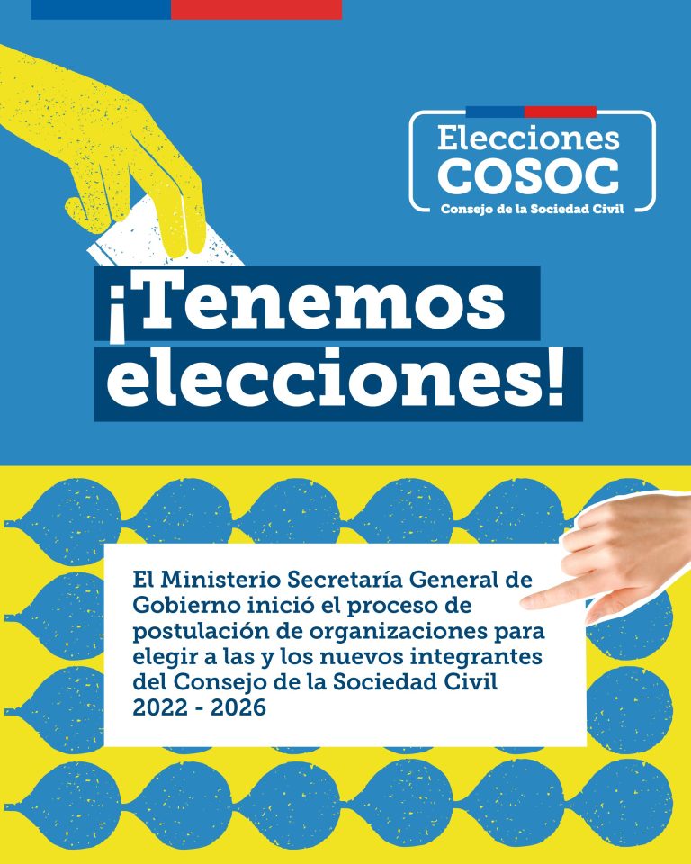 Se inicia el proceso de postulación para ser parte del COSOC de la SEGEGOB para el periodo 2022-2026