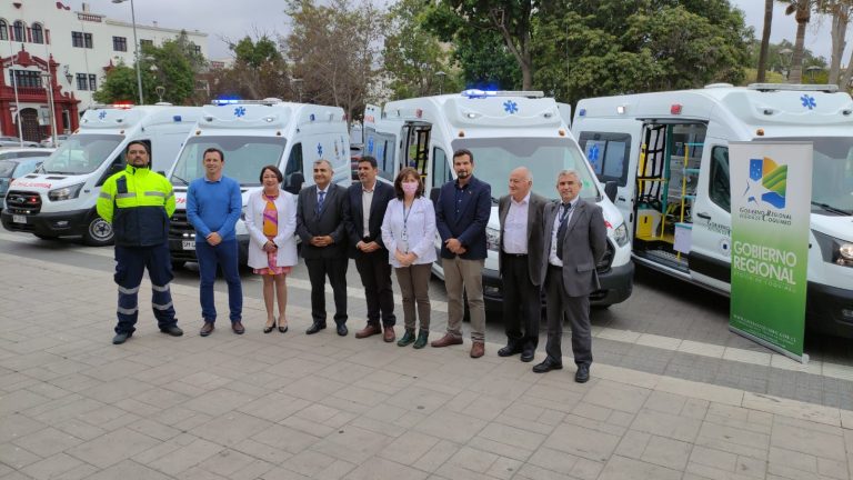 Nuevas ambulancias reforzarán sistema de salud primaria en Punitaqui, Monte Patria y Coquimbo