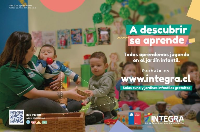 Fundación Integra Coquimbo inicia postulación online 2023 a jardines infantiles