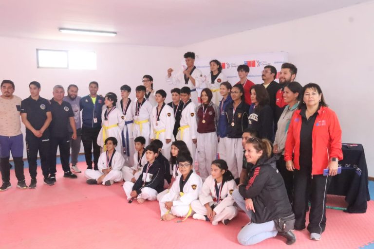 Taekwondo coronó a sus campeones regionales escolares