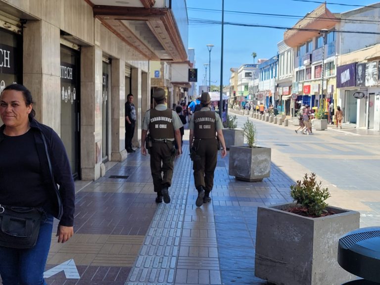 Delitos en el centro de Coquimbo disminuyen a la mitad con plan de recuperación de espacios