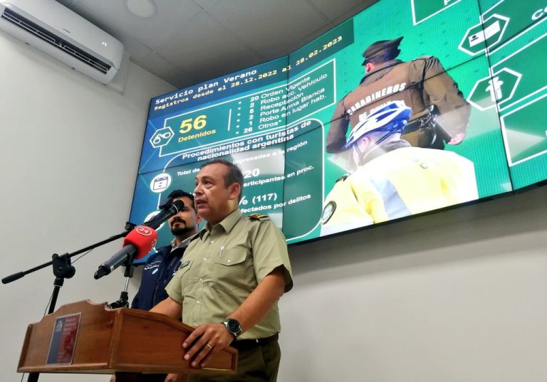 Plan Verano de Carabineros concluyó con más de 13000 fiscalizaciones y 567 detenidos