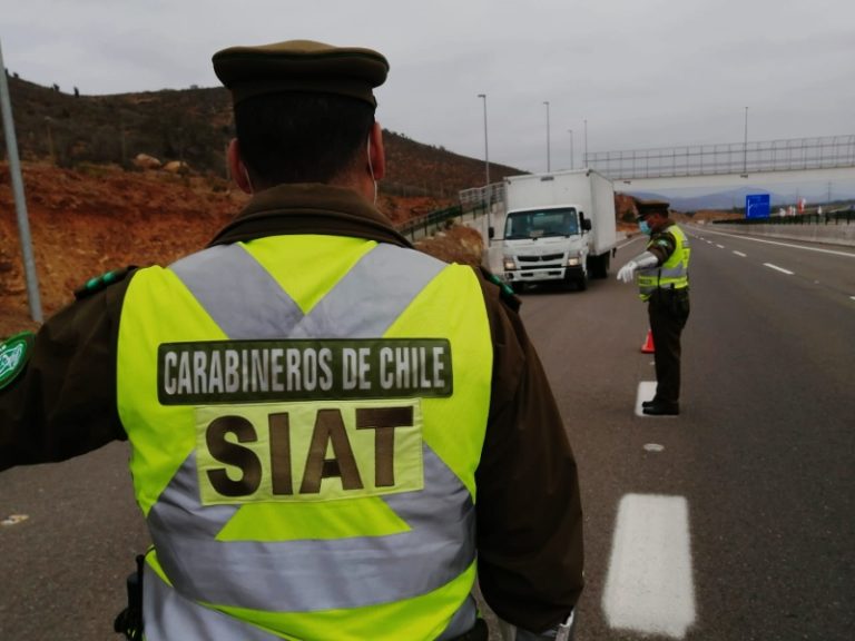 Carabineros refuerza fiscalizaciones en ruta durante este fin de semana largo