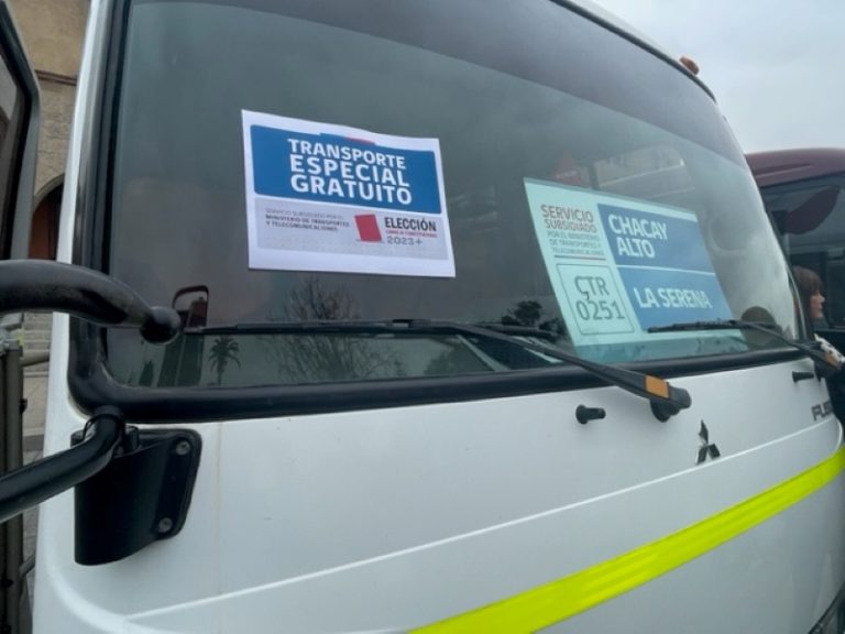 Elecciones 2023: 220 servicios gratuitos estarán operativos este domingo en la región de Coquimbo