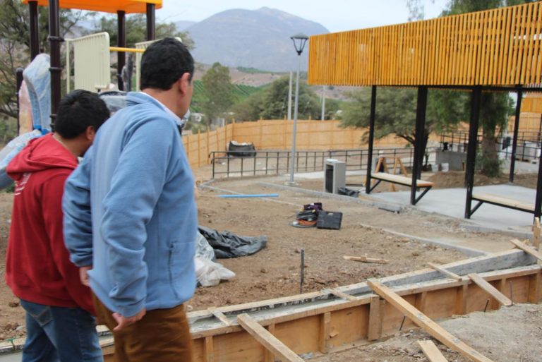 Proyecto de áreas verdes alcanza el 90% de avance en la localidad de El Peralito
