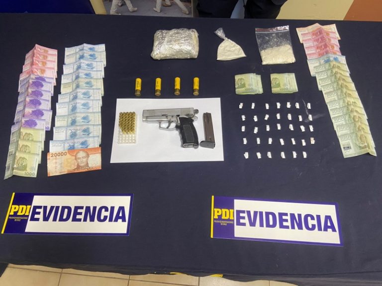 PDI desarticula 2 centros de microtráfico de drogas en Población Ariztía y pueblo de Huamalata en Ovalle