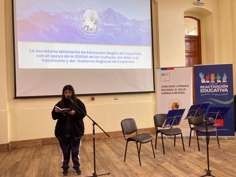 Presentan VII versión del concurso literario“El Sello Gabriela Mistral” un espacio de creación para estudiantes