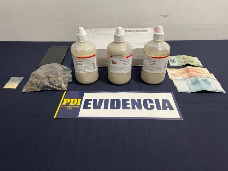 PDI detiene a receptor de encomienda con casi 2 kilos de «éxtasis» en La Serena