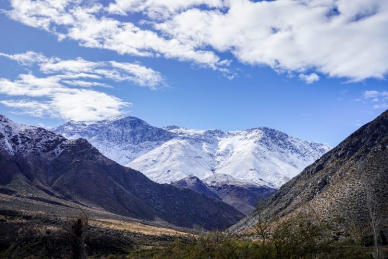 Pronostican precipitaciones de nieve para la cordillera de la Región de Coquimbo