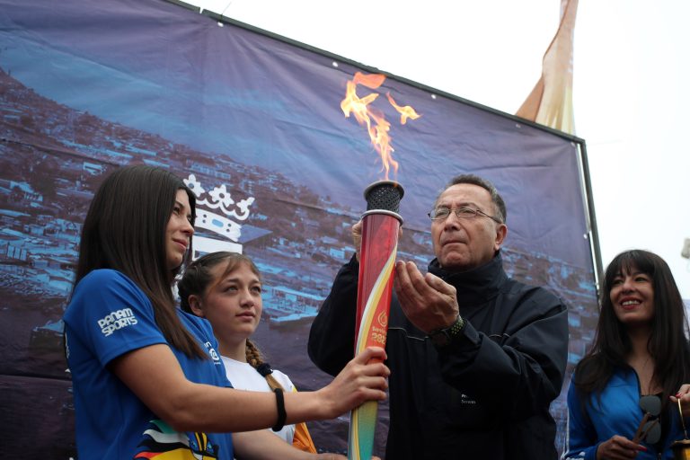 Antorcha de los Juegos Panamericanos iluminó Coquimbo y La Serena 
