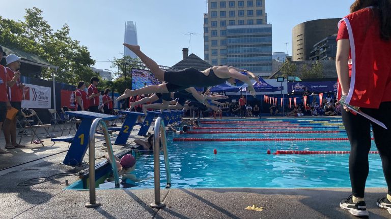 Copiapinos participan en masivo Final Nacional de Natación Escolar en Santiago