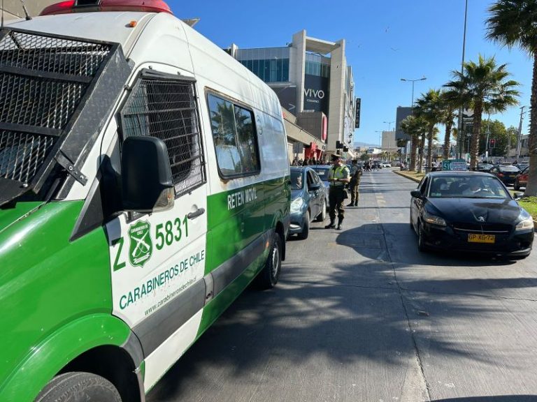 Cinco detenidos y 43 infracciones arrojan operativos de Carabineros