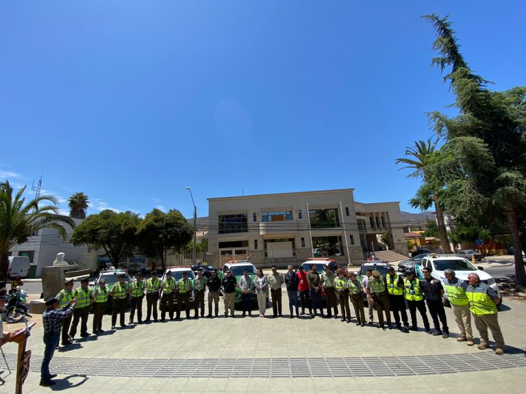 Junto a vecinos y municipios se lanzó Navidad Segura en la región de Coquimbo