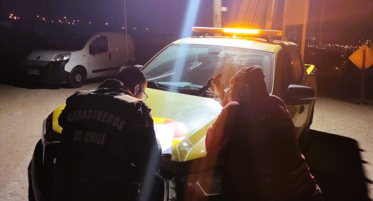 Inspectores municipales de Coquimbo colaboran en la detención de un delincuente que robaba en Punta Mira