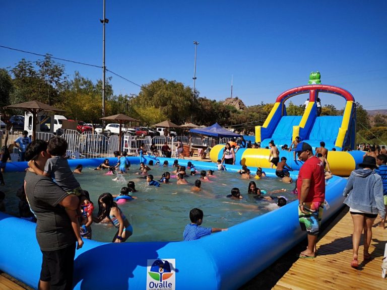 Este miércoles se abre el Parque Acuático gratuito en Los Peñones de Ovalle