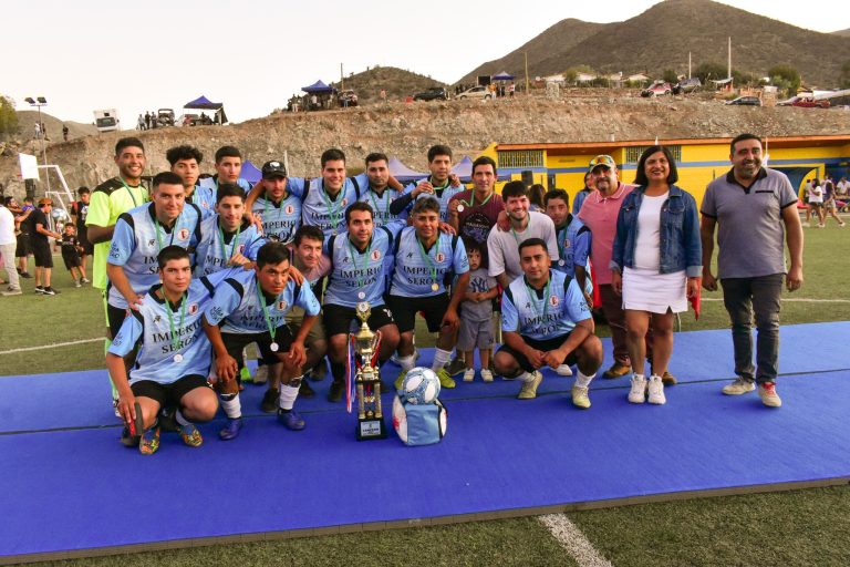 Olímpico de Pichasca e Imperio de Serón son los campeones del fútbol en Río Hurtado