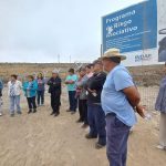 Las autoridades efecutuaron un hito referente a la Comunidad de Aguas Pozo Olivicultores de Los Choros