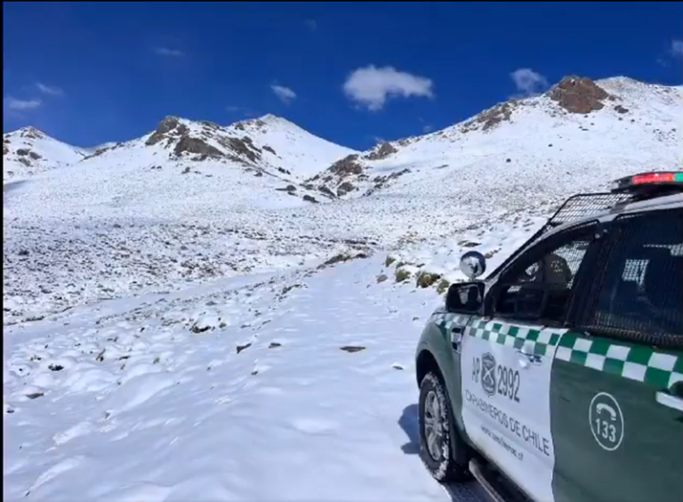 Hasta 30 cm de nieve en la cordillera dejó el paso de evento meteorológico por la región pero con escazas lluvias